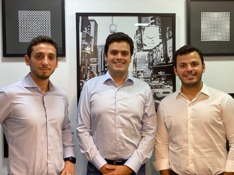 Luís Guilherme de Souza, Lawrence Santini Echenique e Luís Fernando Falleiros, sócios da ASAP Documentos
