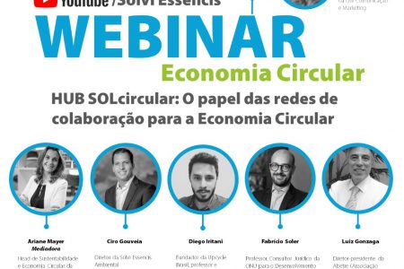 Solví Essencis Ambiental realiza, dia 29 de junho, webinar sobre Economia Circular