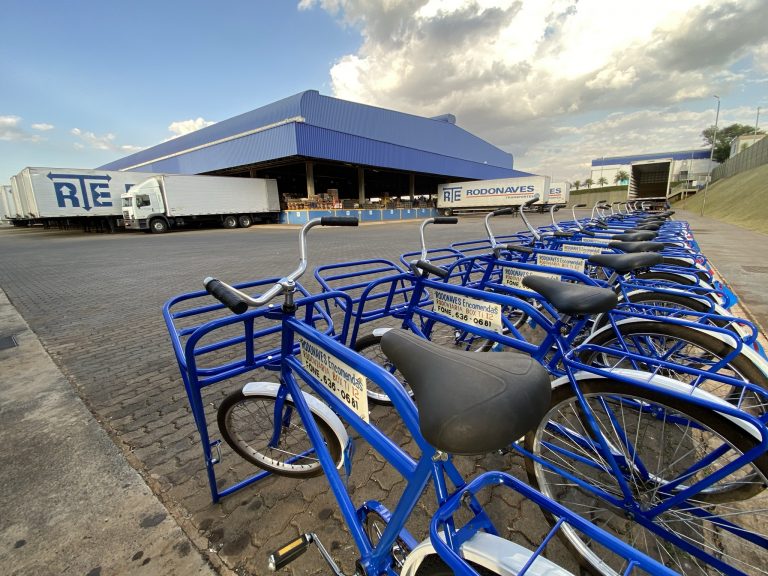 Bicicleta usada no início da Rodonaves será replicada e distribuída nas 148 unidades da empresa