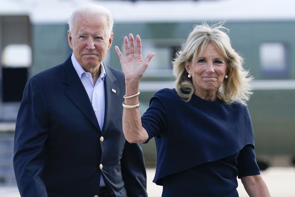 President Joe Biden has filled about 56% of his senior White House staff positions with women, including about 36% who come from racially and-or ethnically diverse backgrounds, according the White House.
