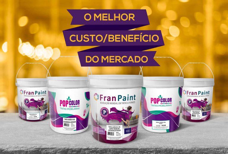 A FranPaint®, primeira franquia de fábrica de tintas, idealizada por empresários com sólida expertise no segmento, revoluciona o mercado de Tintas, Vernizes & Revestimentos no Brasil.