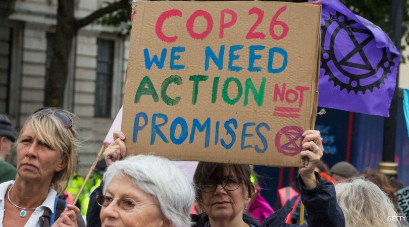 Le président de la COP26, Alok Sharma, s'est dit «profondément désolé» pour le dénouement de ce sommet climatique le 13 novembre 2021. AP - Alberto Pezzali