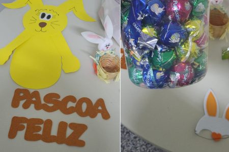 Hospital Estadual Centro-Norte Goiano faz surpresa de Páscoa para crianças