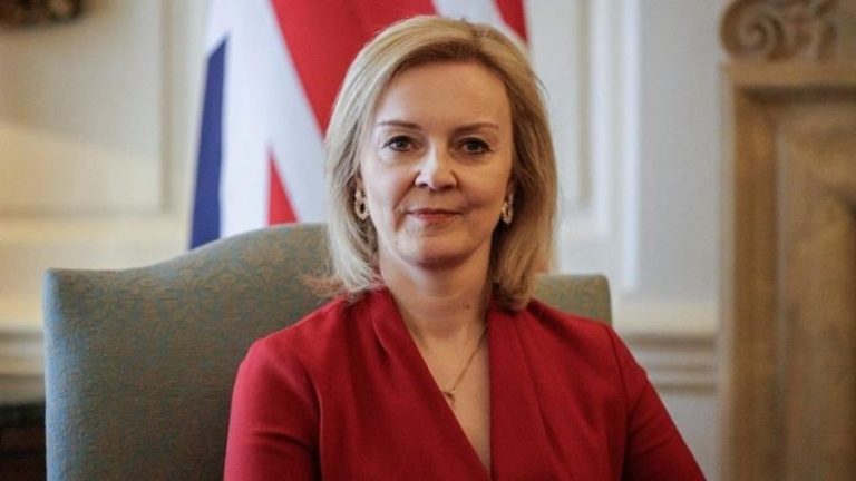 A primeira-ministra do Reino Unido, Liz Truss
