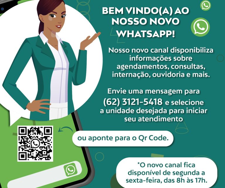 Ilutração com o contato do WhatsApp.