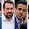 Candidatos das eleições de São Paulo — Foto: Divulgação/Prefeitura de São Paulo; Divulgação/Leandro Paiva; Brenno Carvalho/O Globo; Divulgação/PSB