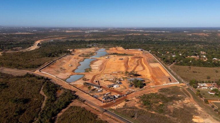 As obras do Lago Di Vino, da Abitte Urbanismo, avançam em Cuiabá. Marca pertence a holding Colpar brasil, antiga Asperbras Brasil